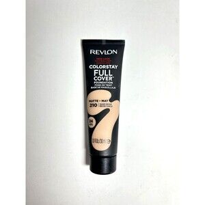 Revlon Colorstay Full Cover Foundation, Matte 210 Sand Beige - 24 Hour Coverage